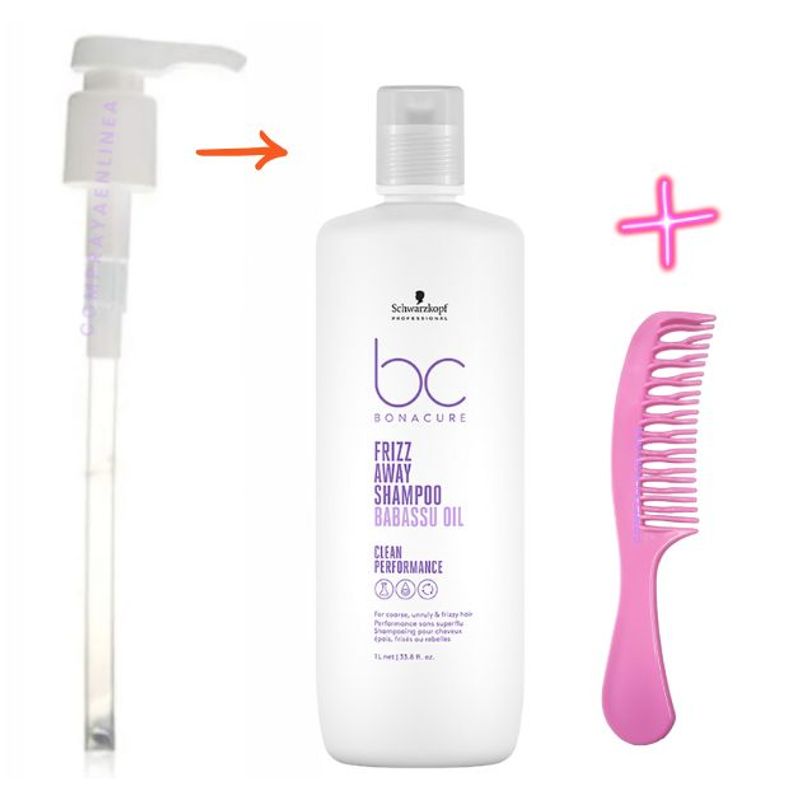 SCHWARZKOPF - Shampoo anti frizz Away bonacure 1000ML