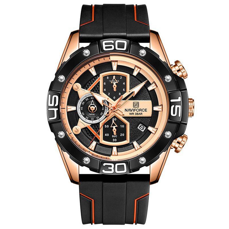 NAVIFORCE - Reloj Naviforce Original Nf 8018t Cronografo  Estuche