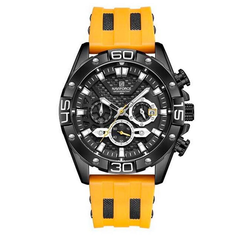 NAVIFORCE - Reloj Naviforce Original Nf 8019t Cronografo  Estuche