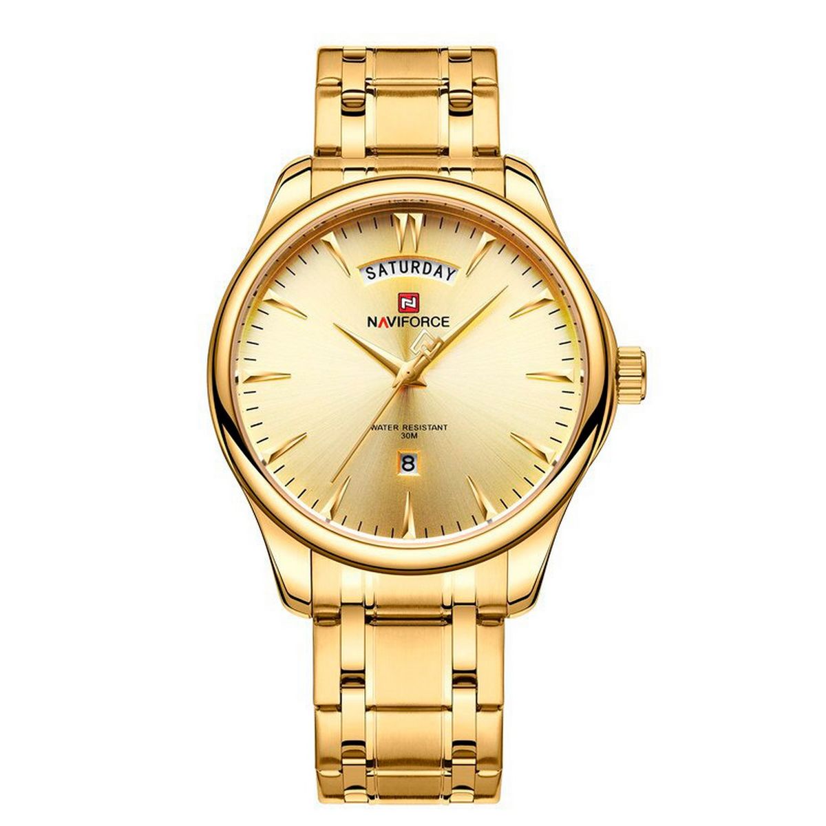 NAVIFORCE - Reloj Naviforce Nf 9213 Hombre Acero Inoxidable + Estuche