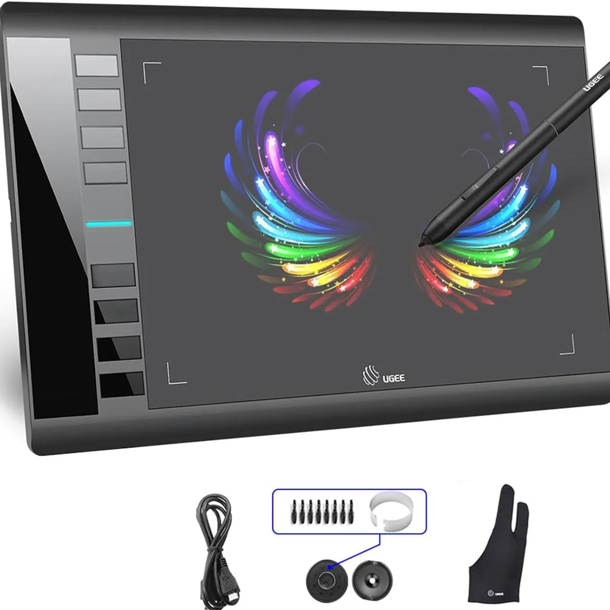 GENERICO - Tableta Gráfica Digitalizadora Ugee M708 10x6 Diseña en Android Y PC