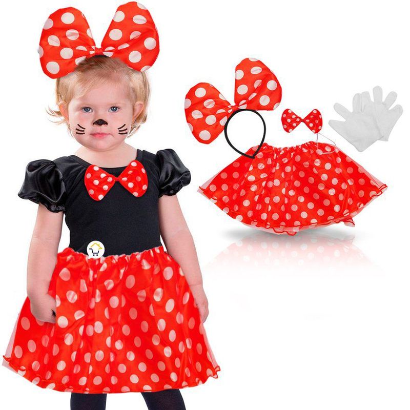 COMPRALOENCASA COM - Disfraz Ratona Accesorios Halloween Niñas Disfraces AF821