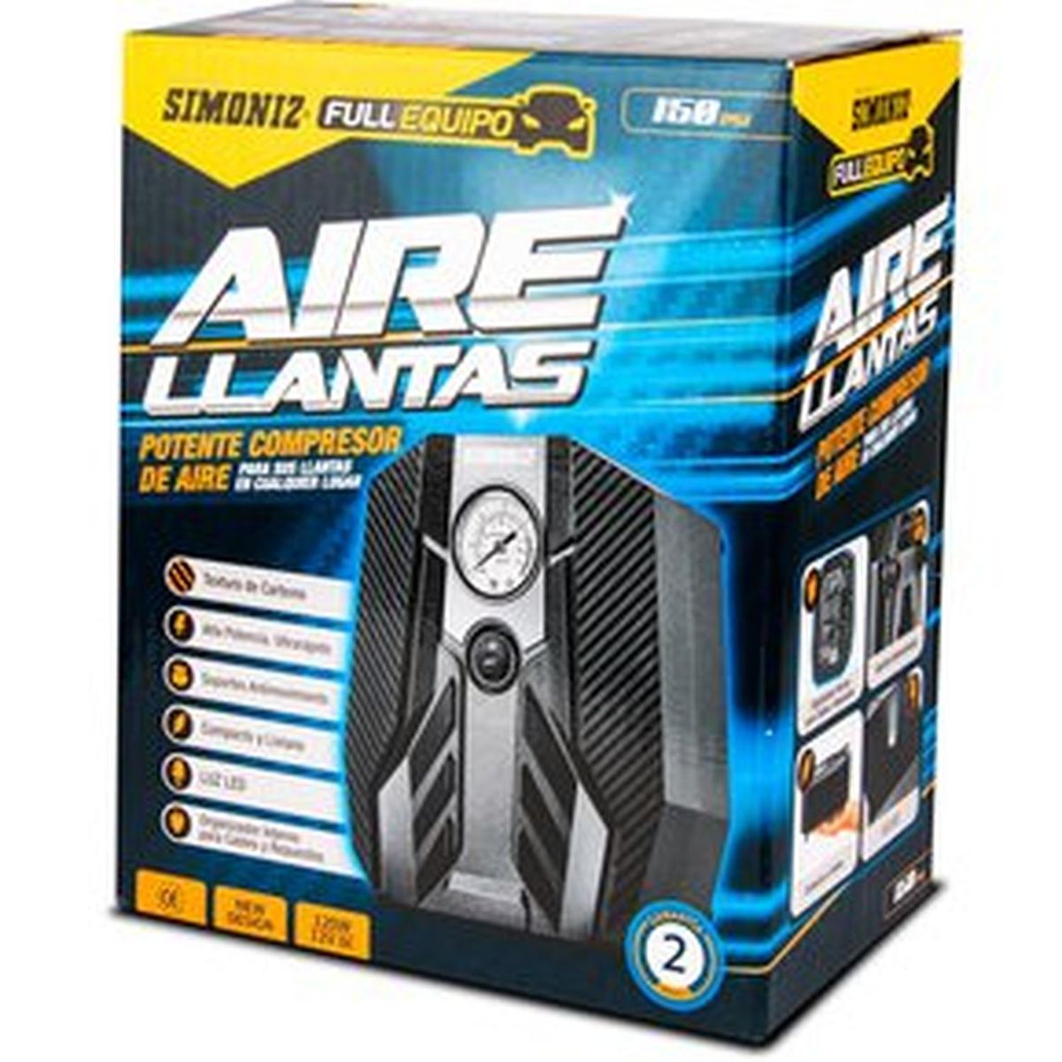 SIMONIZ - Compresor Aire SIMONIZ Full Equipo Liv 12v