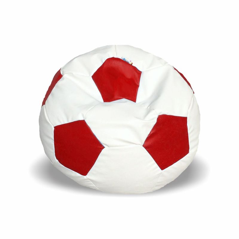 ESTILO RELAX - Silla Puff Balon Cuerotex Talla L - Rojo.