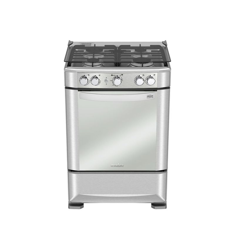 MABE - Estufa de Piso Mabe 60cm Acero Inoxidable EMC6050NFX0