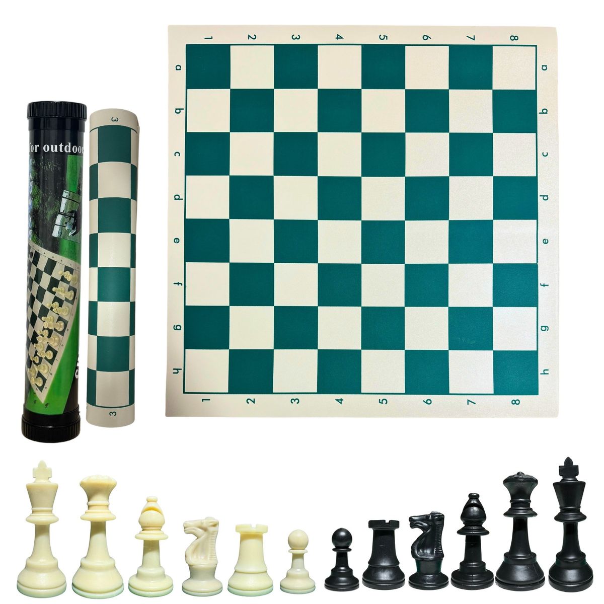 GENERICO - Ajedrez Enrollable Tablero De Lujo Profesional Tapete 35 Cm