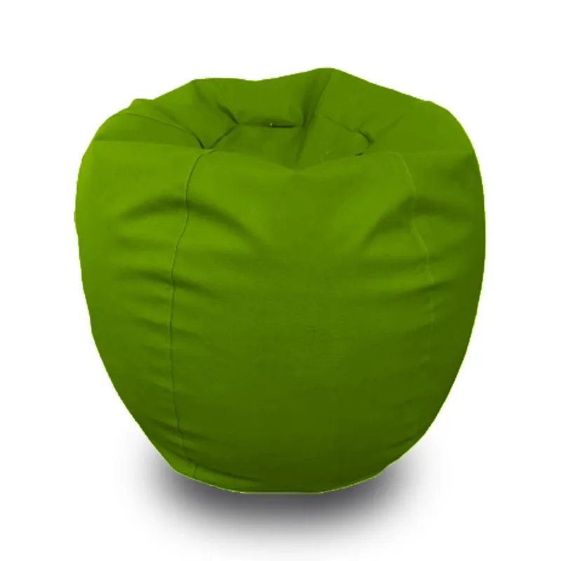 ESTILO RELAX - Silla Puff Bubble En Cuerotex Talla M - Verde.