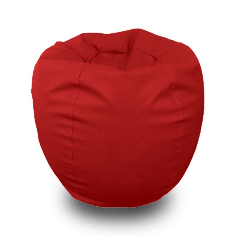 ESTILO RELAX - Silla Puff Bubble En Cuerotex Talla L - Rojo.
