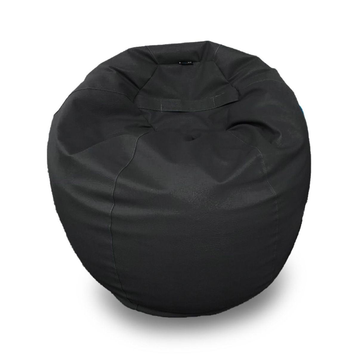 ESTILO RELAX - Silla Puff Bubble En Cuerotex Talla L - Negro.