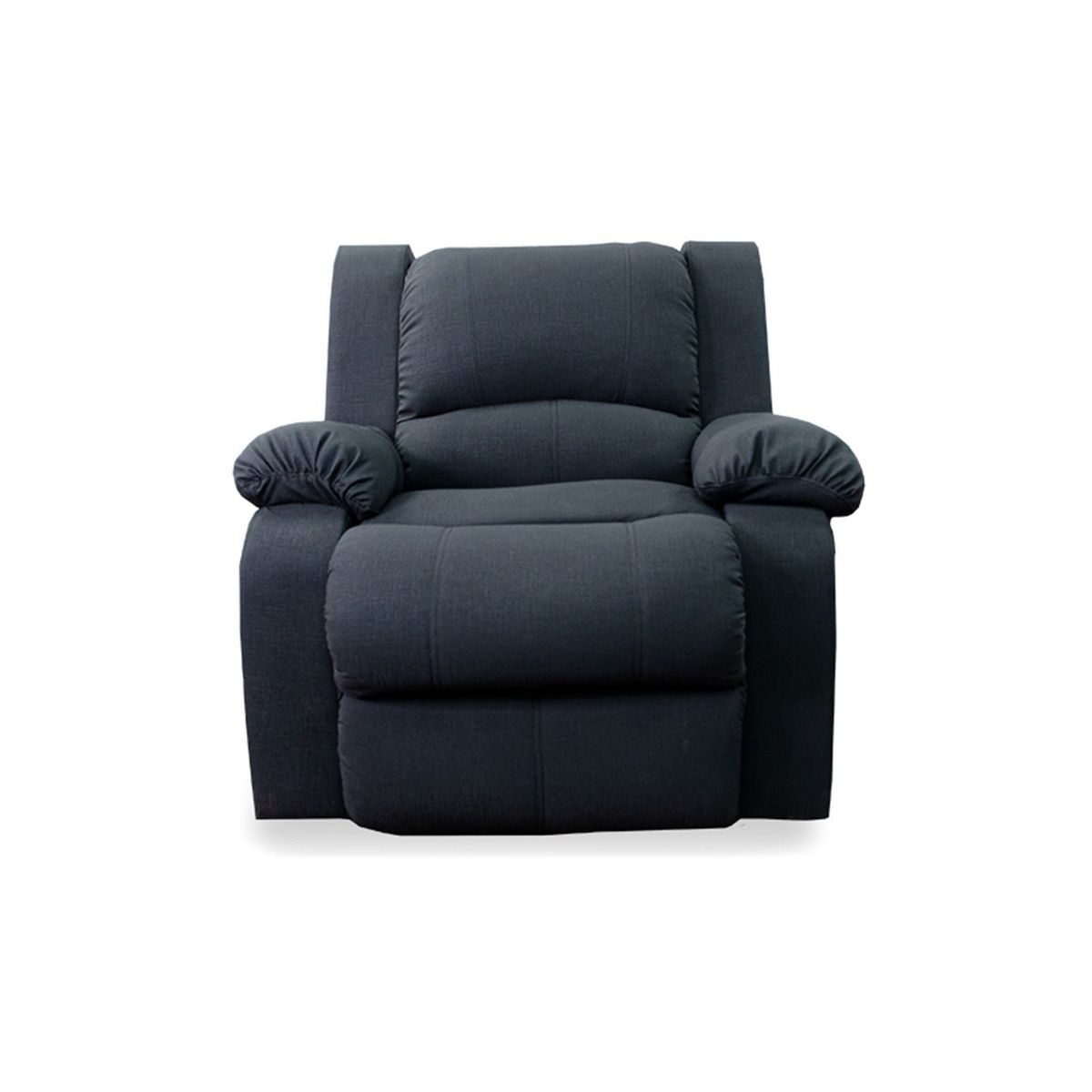 INDUSTRIAL BASESTILOS - Silla reclinable mecánica en Lino Negro