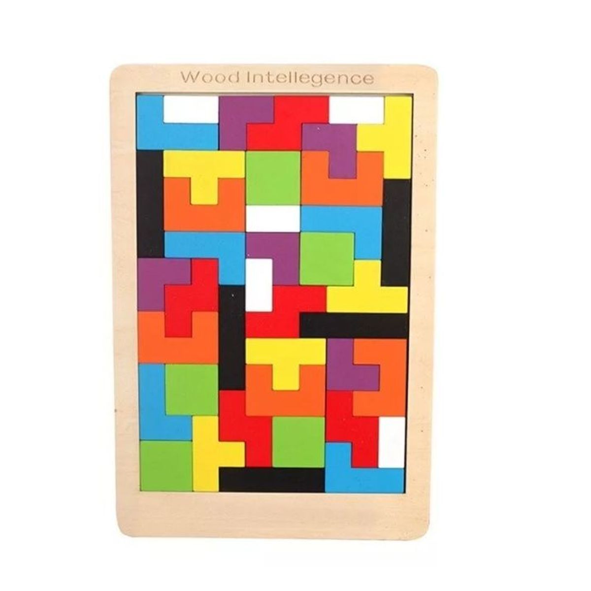 SWISSHOME DR HOFFMAN - Juguete Didáctico Educativo Madera Ligera Tangram Tetris