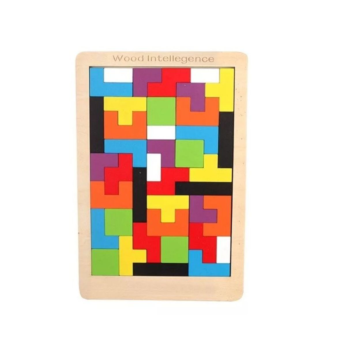 SWISSHOME DR HOFFMAN - Juguete Didáctico Educativo Madera Ligera Tangram Tetris