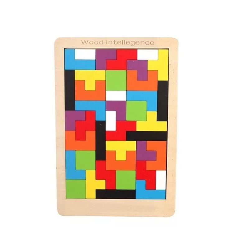 SWISSHOME DR HOFFMAN - Juguete Didáctico Educativo Madera Ligera Tangram Tetris