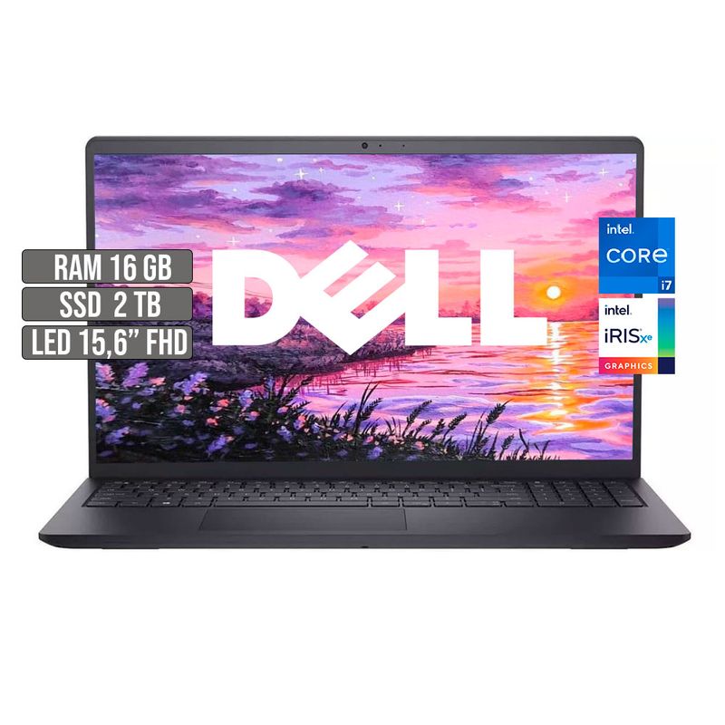 DELL - PORTATIL DELL INSPIRON INTEL CORE I7-1165G7 SSD 2TB RAM 16GB 15,6 FHD