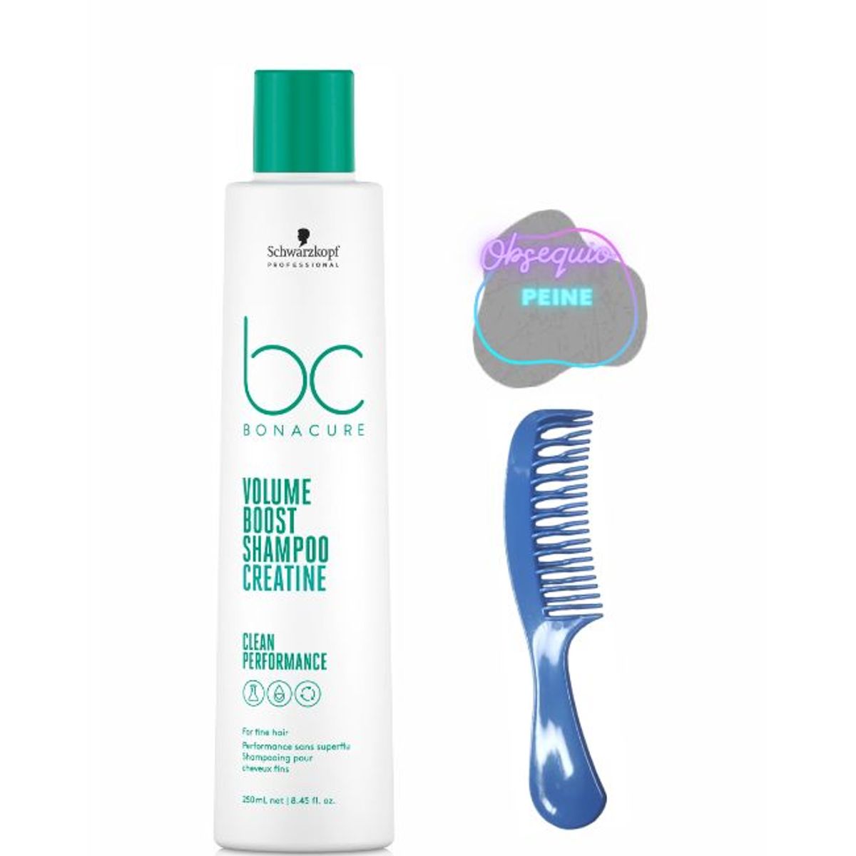 SCHWARZKOPF - Shampoo volumen Bonacure  250 ml