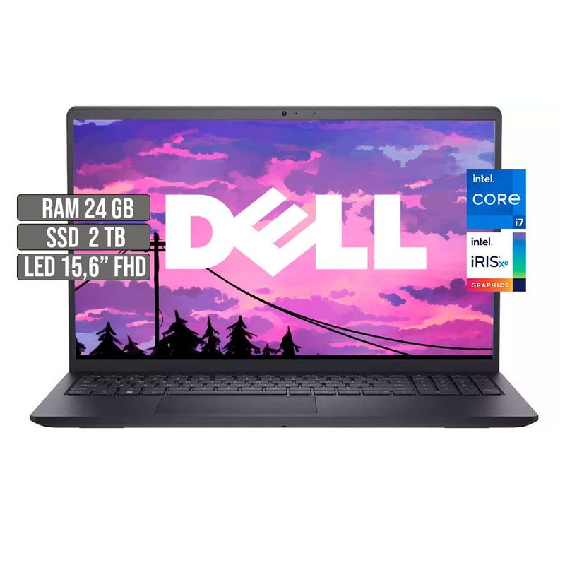 DELL - PORTATIL DELL INSPIRON INTEL CORE I7-1165G7 SSD 2TB RAM 24GB 15,6 FHD
