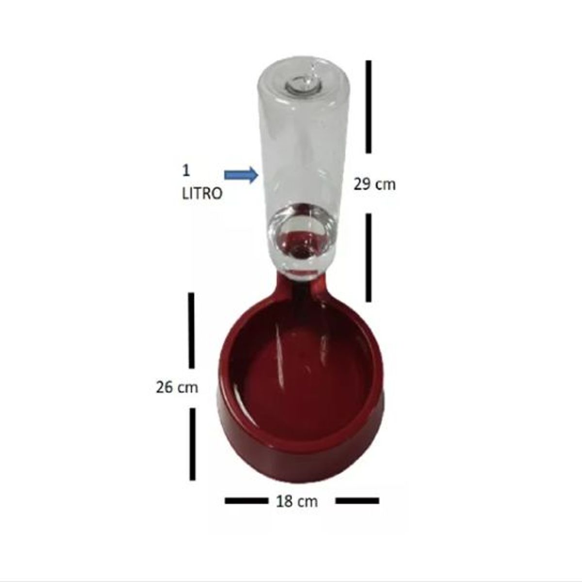 HALLY PET - Bebedero Dosificador De Agua Botella Perro y Gato Rosado.