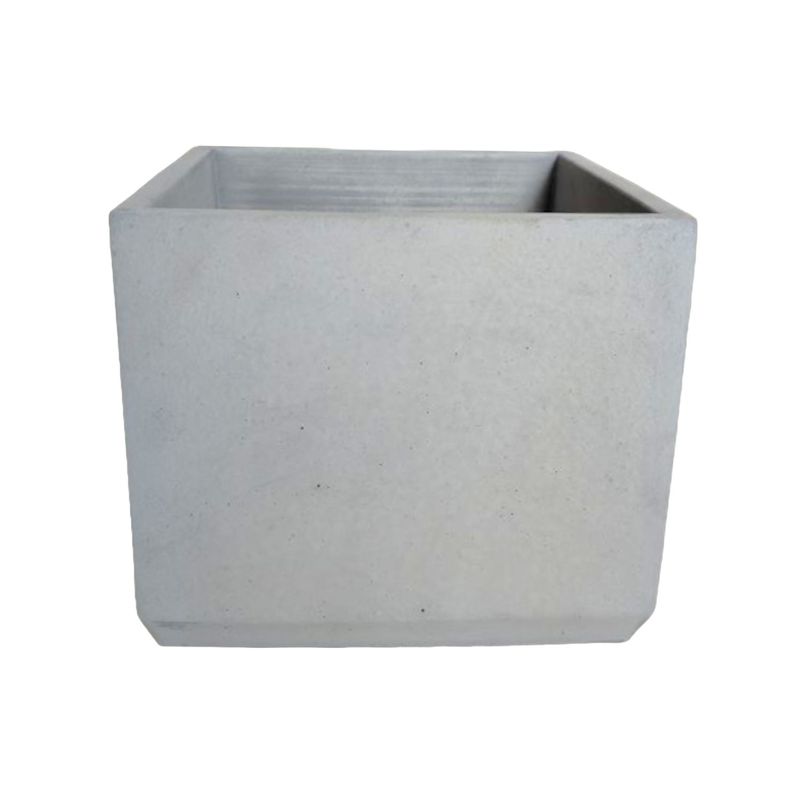 DE CONCRETO MATERAS Y DISEÑO - Matera Eloisa de Cemento 15x15x15 cm Gris