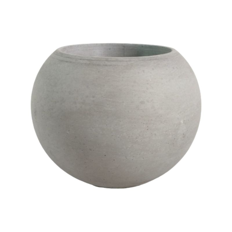 DE CONCRETO MATERAS Y DISEÑO - Matera Luna Mini de Cemento 7x5.5 cm Gris