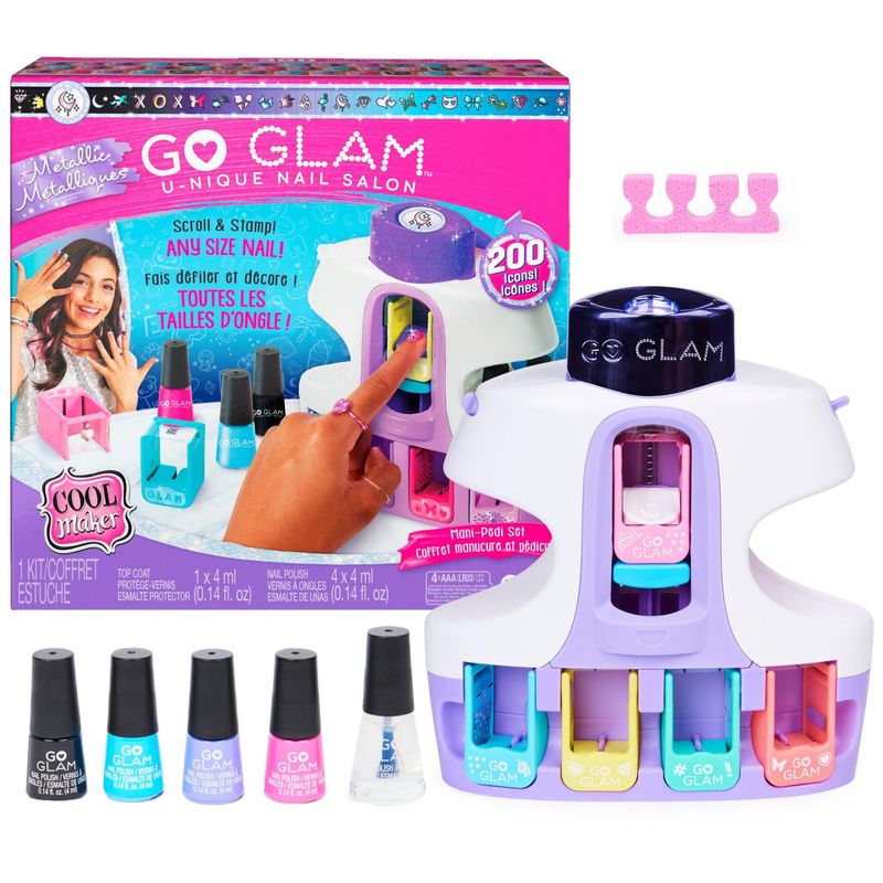 COOL MAKER - Go Glam Kit Estampador de uñas Salón de lujo Cool Maker