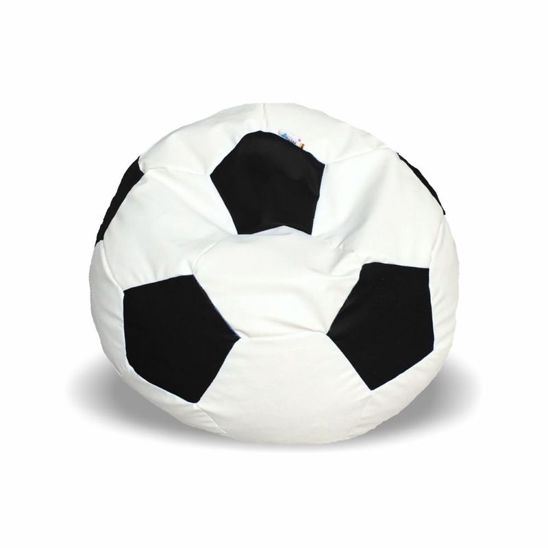 ESTILO RELAX - Silla Puff Balon Cuerotex Talla M - Negro.