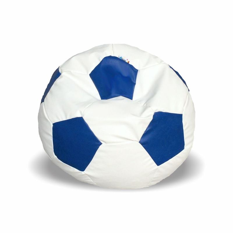 ESTILO RELAX - Silla Puff Balon Cuerotex Talla L - Azul.