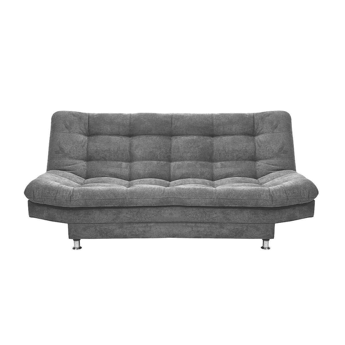 INDUSTRIAL BASESTILOS - Sofá Cama Moltochic Lino Gris claro patas metálicas