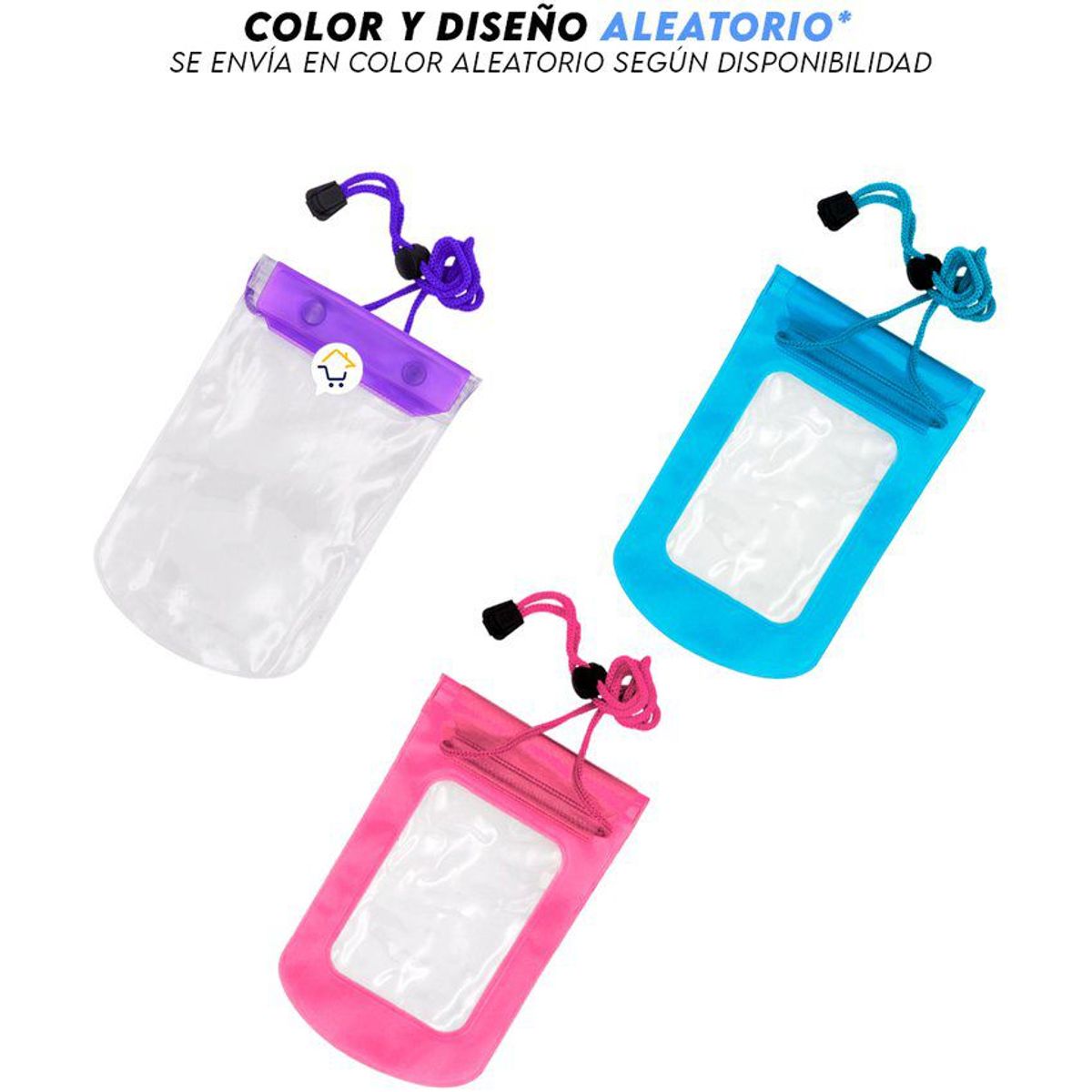 COMPRALOENCASA COM - Estuche Sumergible Celular Forro Protector Resistente Agua 8118