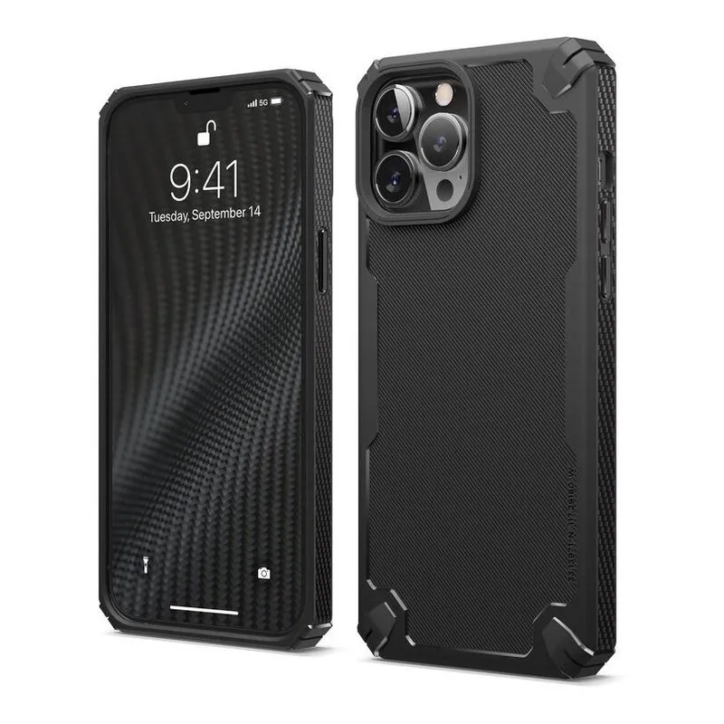 ELAGO - ELAGO Estuche Compatible iPhone 13 Pro Max Armor Negro