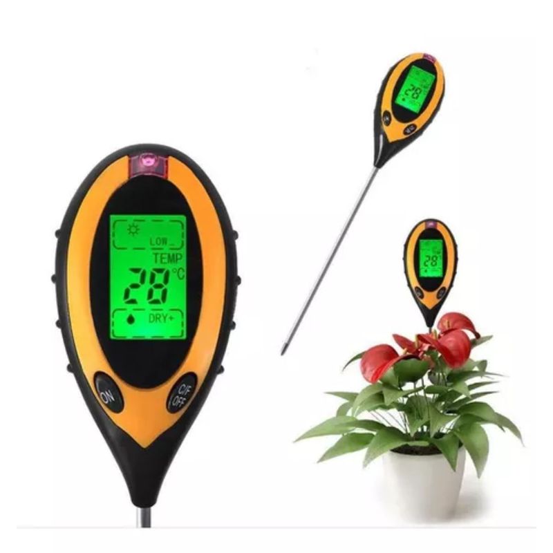 GENERICO - Probador De Suelo 4 En 1 Ph Temperatura Humedad Iluminosidad
