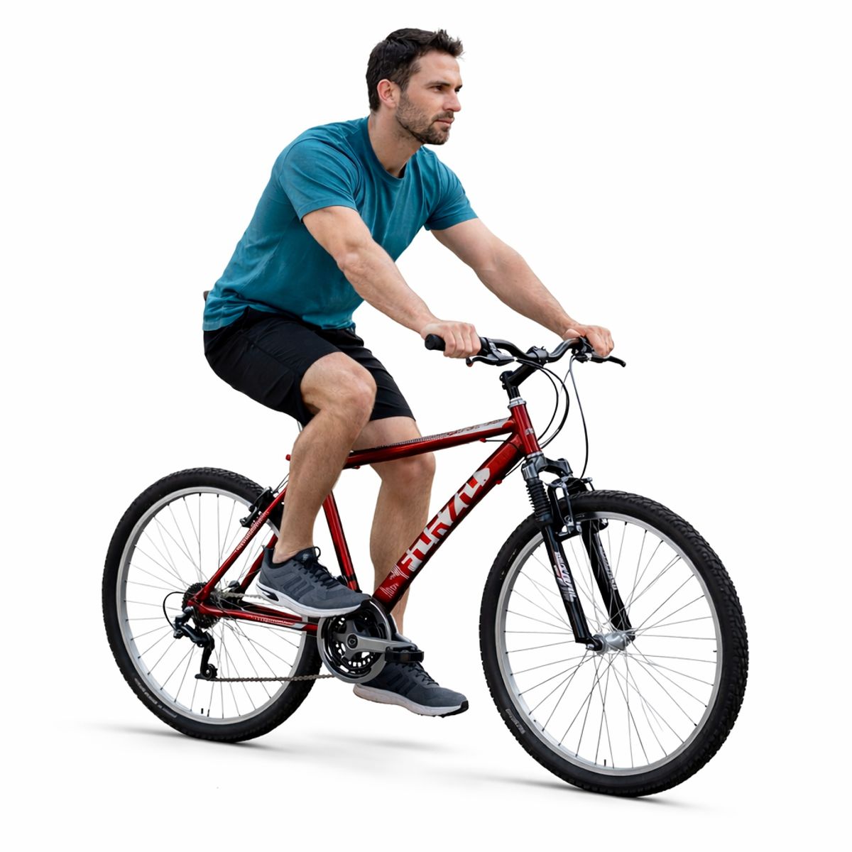 SFORZO - Bicicleta Hombre Rin 26 En Aluminio 18 Cambios Suspensión