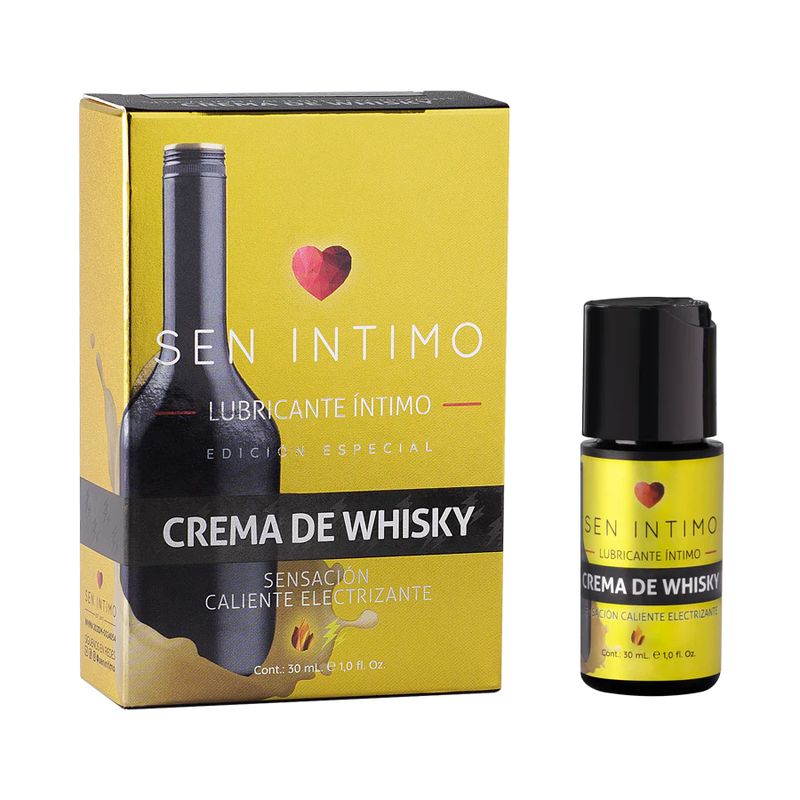 SEN INTIMO - Lubricante Caliente Electrizante Crema De Whisky 30 Ml Sen Intimo