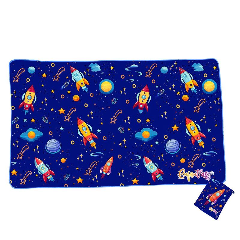ENFANT'ASY - Toalla Microfibra Infantil Natación Secado Rápido  Bolsa
