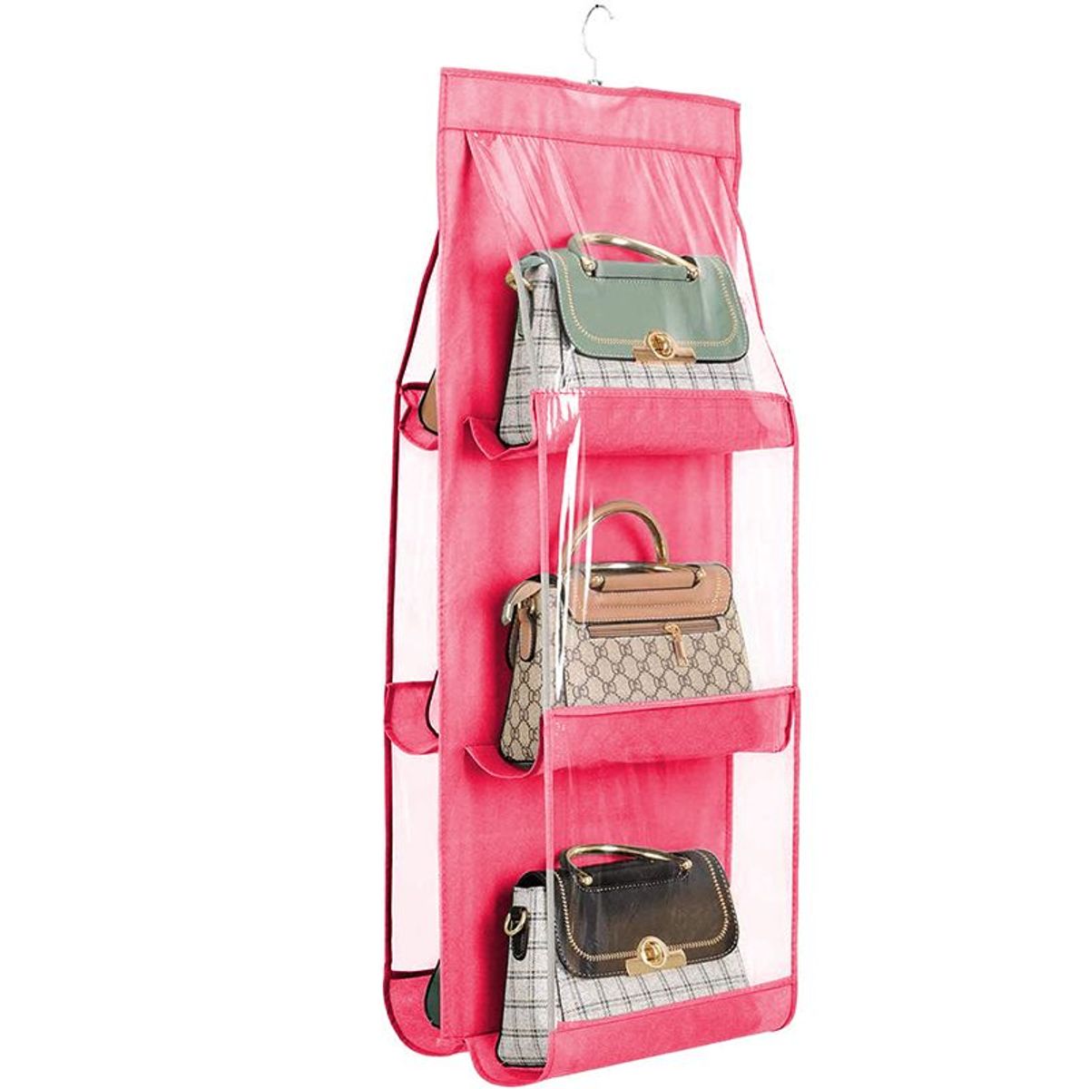 GENERICO - Organizador De Bolso Con Almacenamiento -Fucsia