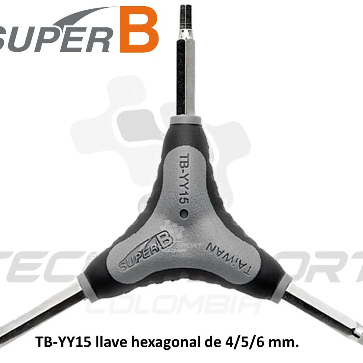 SUPER B - Herramienta Super B Tipo Y Hexagonal 456 Mm Bicicleta