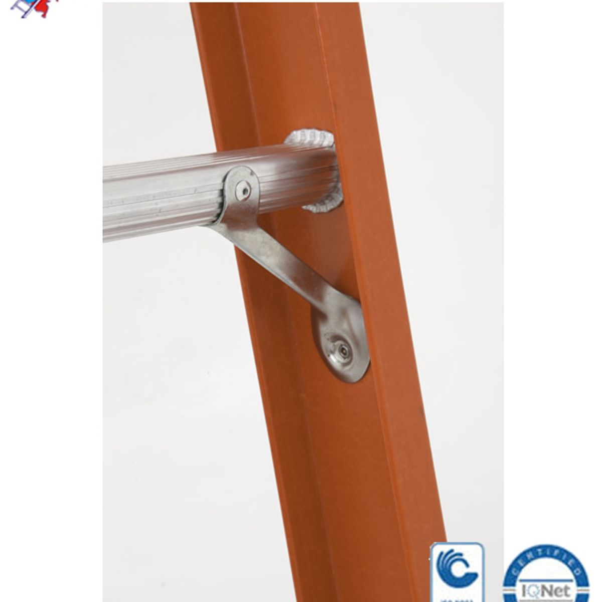 ESCALERAS DE COLOMBIA - Escalera Certificada Tipo Extensión En Fibra De Vidrio De 24 Pasos / 7.40 Mts 136kg