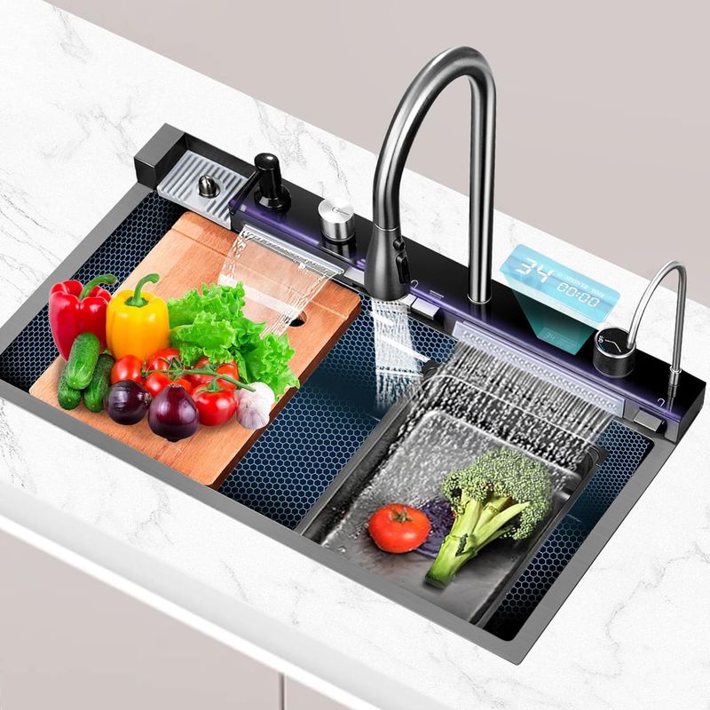 JON DI GROUP SAS - Lavaplatos Digital Para Empotrar 75 x 46 x 22 + Canastillas Premium