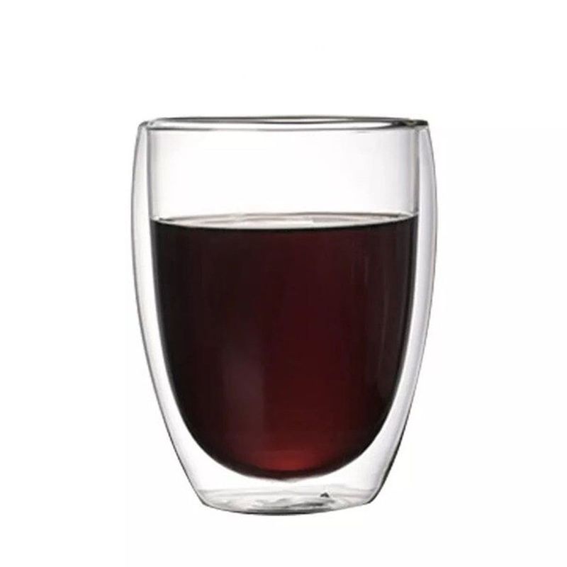 GENERICO - Espectacular Vaso Doble Fondo Para Café Té Chocolate Caliente - 350ml