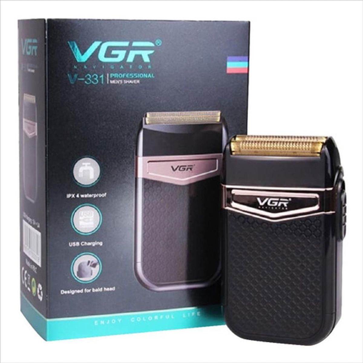 VGR - Maquina Afeitadora Shaver Recargable VGR V331