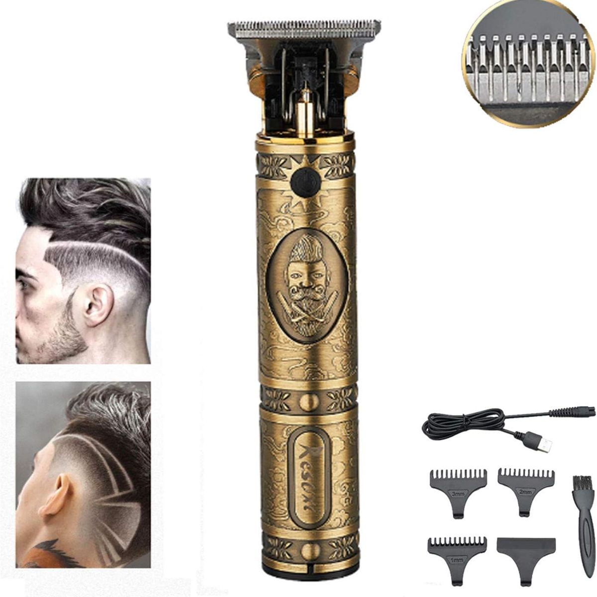 VGR - Maquina Patillera Recargable Cortadora Pelo VGR V085