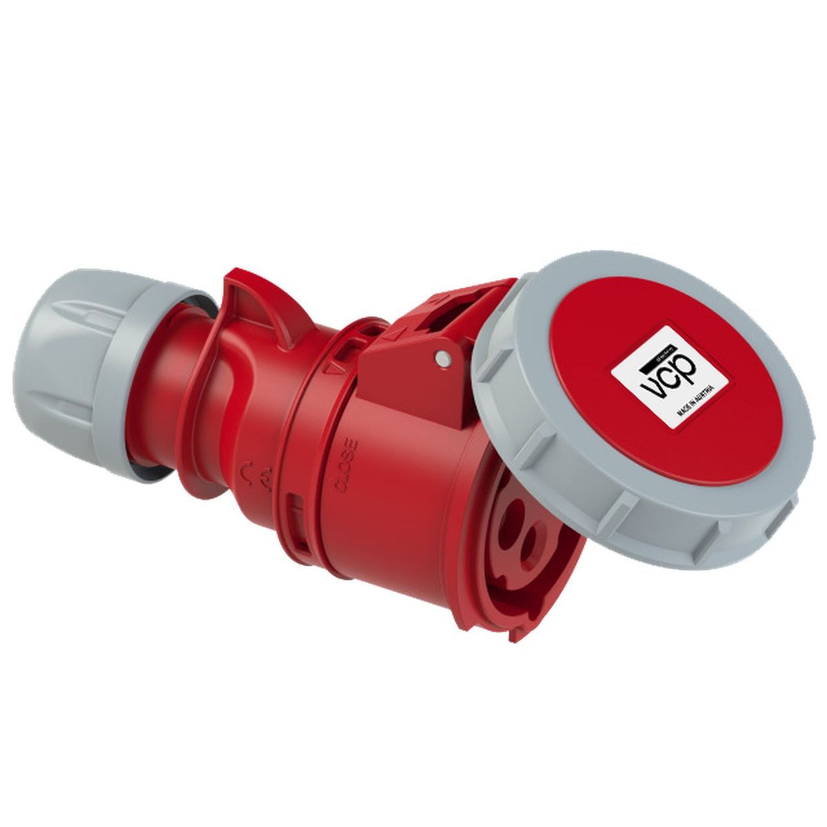 VCP - Toma Aerea 440v Roja 3p+t 32amp Tar32/2242, Tierra 6 H, Ip67