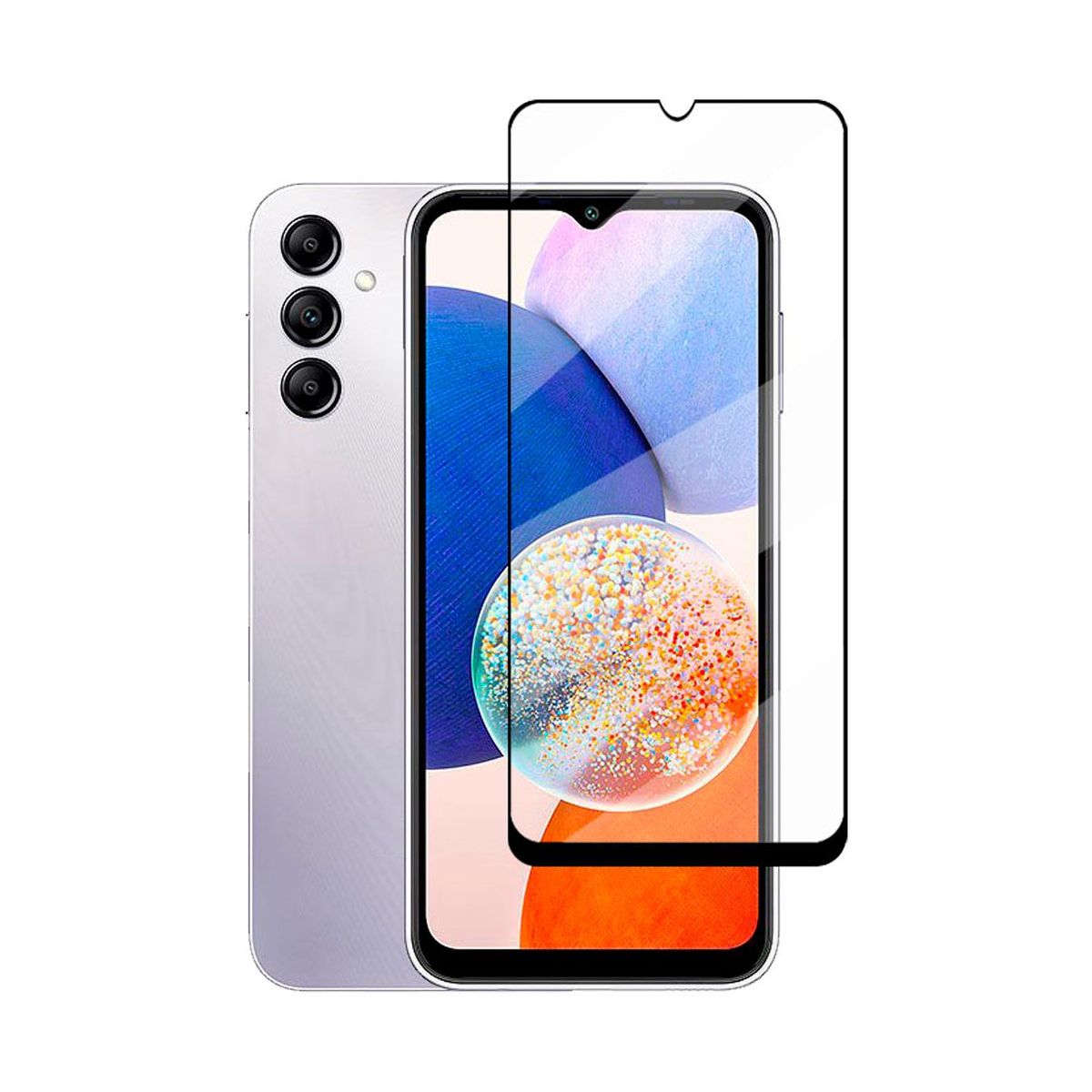 GENERICO - Protector Pantalla Vidrio Templado Compatible con Samsung A14 HD