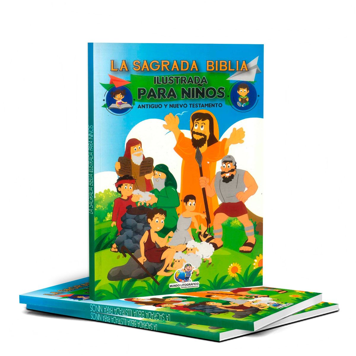 BOOKS - Libro La Sagrada Biblia Ilustrada Para Niños Y Niñas