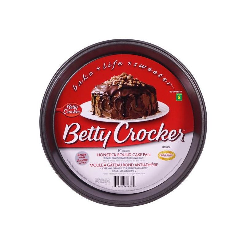 BETTY CROCKER - Molde redondo base bandeja metalica hornear betty crocker
