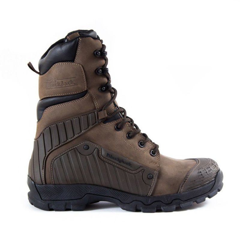 HERREROS - Bota Hombre Militar -Herreros- Techniker Café