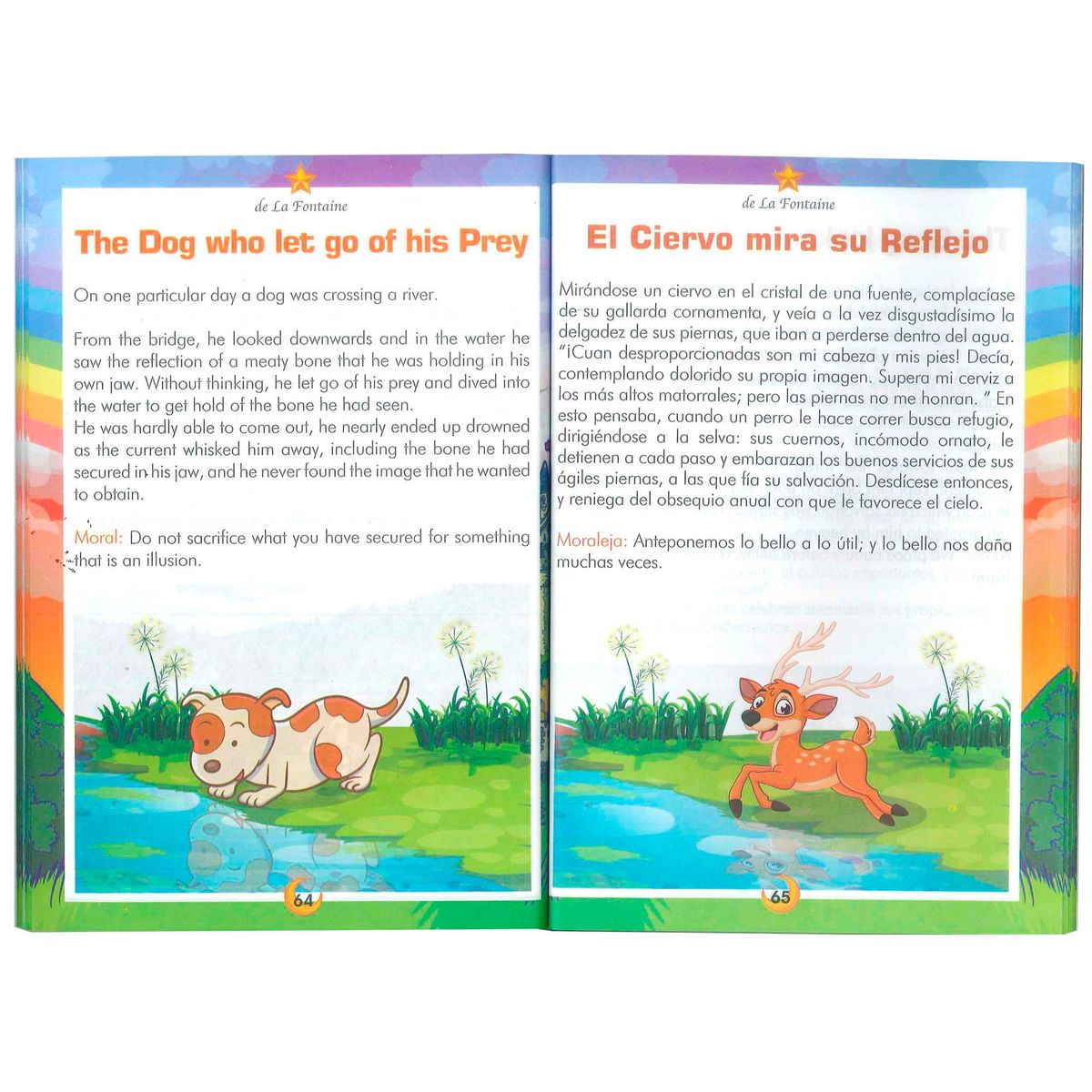 BOOKS - Libro Cuentos Clásicos Infantiles Español-ingles Para Niños