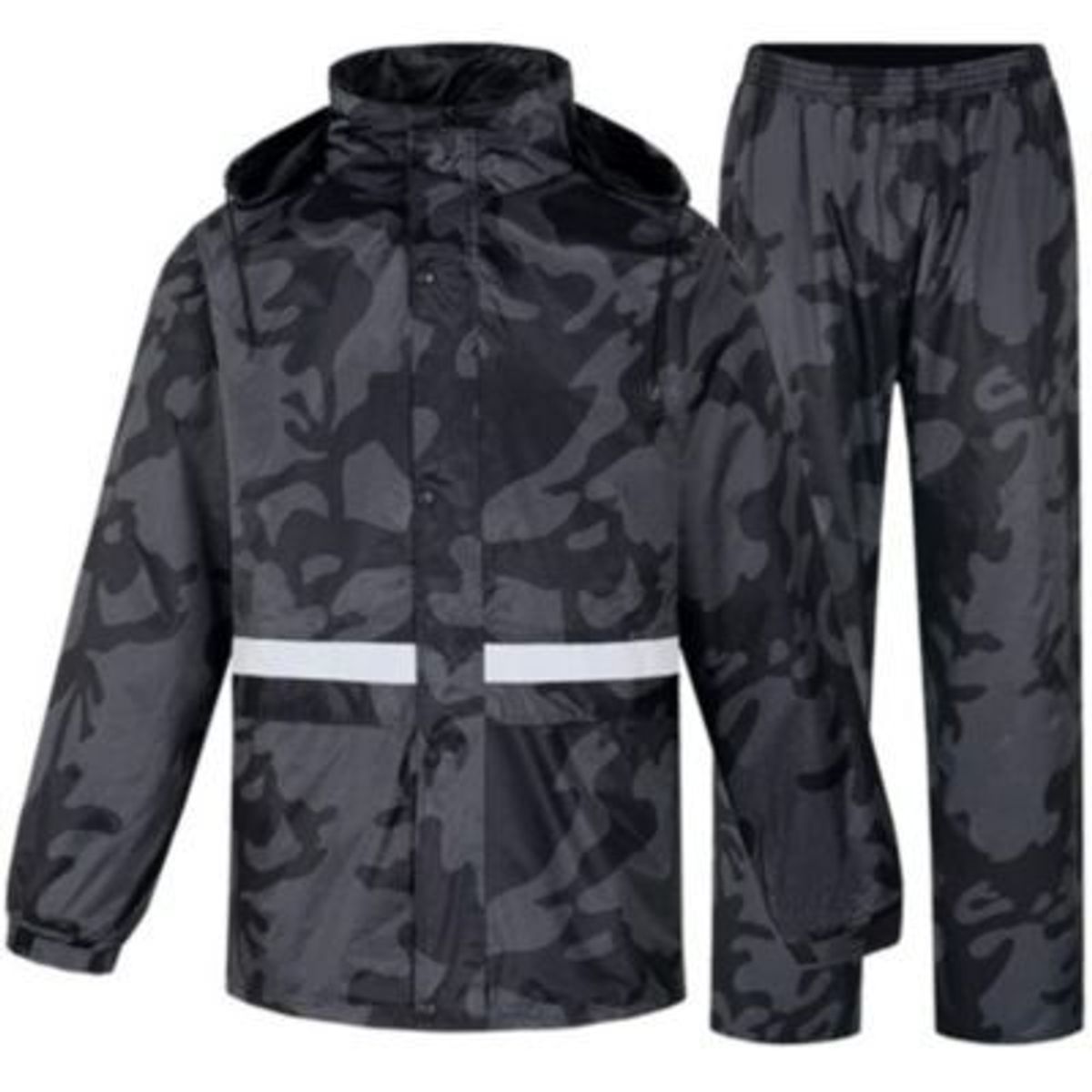 MULTIPLACE COLOMBIA - Impermeable para motociclista con reflectivo camuflado XXL-