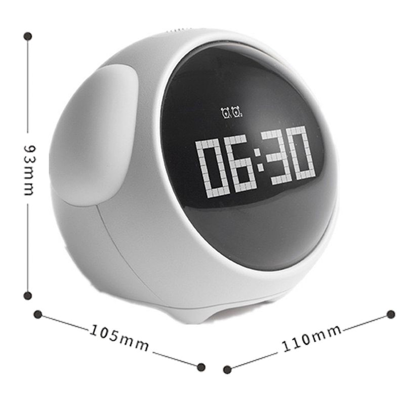 Q AND Q - Reloj despertador con lampara Digital Para Escritorio Recargable