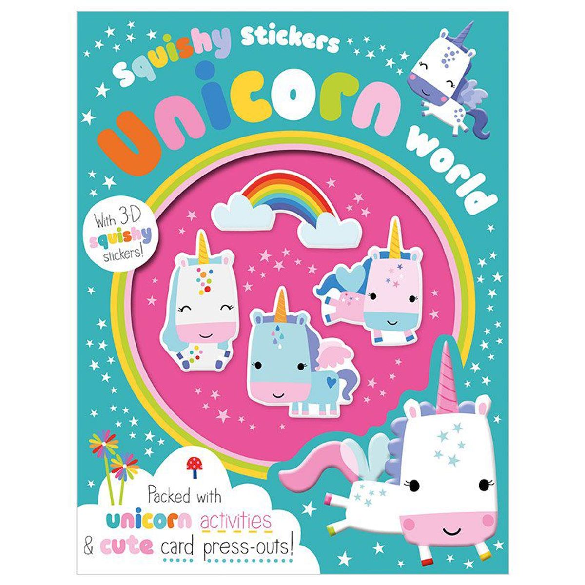 JUGANDO Y EDUCANDO - Libro Infantil Mundo Unicornio Actividades Para Niño Y Niñas