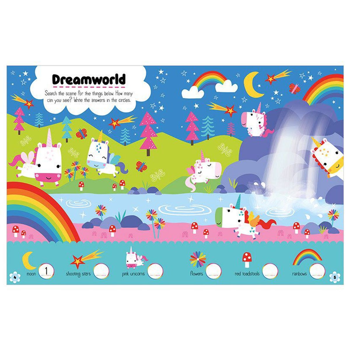 JUGANDO Y EDUCANDO - Libro Infantil Mundo Unicornio Actividades Para Niño Y Niñas
